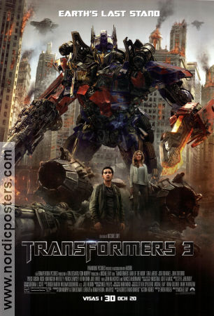Transformers 3 2011 poster Shia LaBeouf Michael Bay
