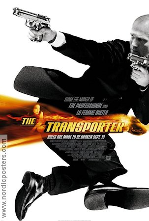 The Transporter 2003 movie poster Jason Statham Guns weapons