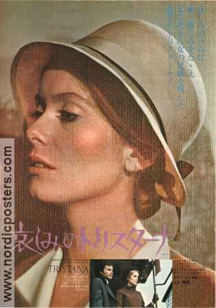 Tristana 1970 movie poster Catherine Deneuve Fernando Rey Franco Nero Luis Bunuel