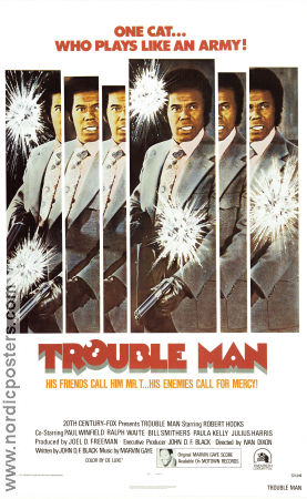 Trouble Man 1972 poster Robert Hooks Ivan Dixon