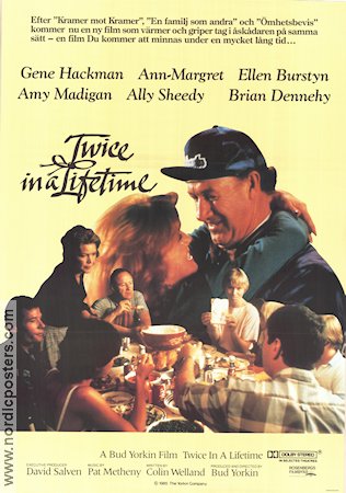 Twice In a Lifetime 1985 movie poster Gene Hackman Ann-Margret Ellen Burstyn Bud Yorkin Romance
