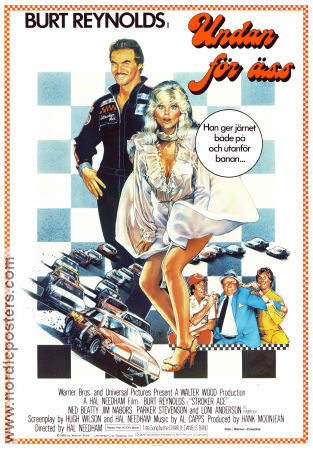 Undan för äss 1983 poster Burt Reynolds Loni Anderson Ned Beatty Hal Needham Bilar och racing