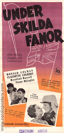 Under Two Flags 1936 movie poster Ronald Colman Claudette Colbert Victor Mclaglen Frank Lloyd