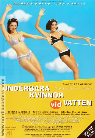 Amazing Women by the Sea 1998 movie poster Marika Krook Åsa Karlin Nicke Lignell Claes Olsson Sports