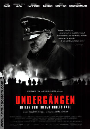 Der Untergang 2004 movie poster Bruno Ganz Alexandra Maria Lara Oliver Hirschbiegel Find more: Adolf Hitler Find more: Nazi