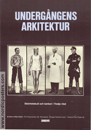 Undergångens arkitektur 1989 poster Rolf Arsenius Bruno Ganz Sam Gray Peter Cohen Hitta mer: Nazi Dokumentärer