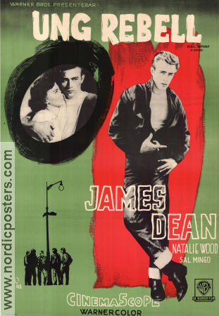 Rebel Without a Cause 1955 movie poster James Dean Natalie Wood Sal Mineo Nicholas Ray Gangs