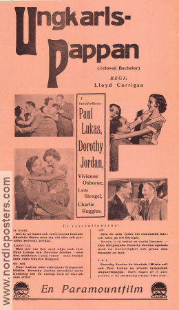 Unkarlspappan 1931 poster Paul Lukas Dorothy Jordan Vivienne Osborne Lloyd Corrigan