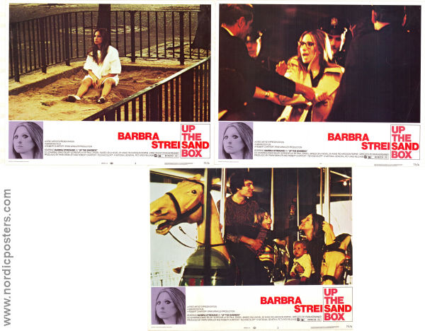 Up the Sandbox 1972 lobby card set Barbra Streisand David Selby Ariane Heller Irvin Kershner