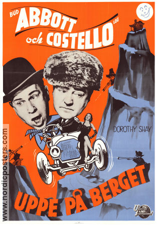 Comin´ Round the Mountain 1951 poster Abbott and Costello Charles Lamont