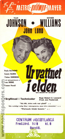 Duchess of Idaho 1950 movie poster Esther Williams Van Johnson John Lund Robert Z Leonard Musicals