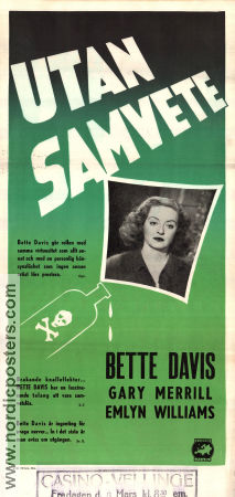 Another Man´s Poison 1951 movie poster Bette Davis Gary Merrill Emlyn Williams Irving Rapper Film Noir