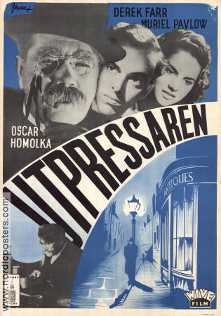 Code of Scotland Yard 1947 movie poster Oscar Homolka Derek Farr Muriel Pavlow George King Eric Rohman art Police and thieves