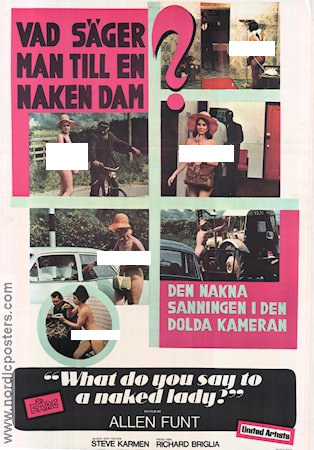 What Do You Say To a Naked Lady 1970 poster Joie Addison Allen Funt