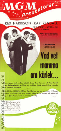 Vad vet mamma om kärlek 1958 poster Rex Harrison Kay Kendall John Saxon Vincente Minnelli Instrument