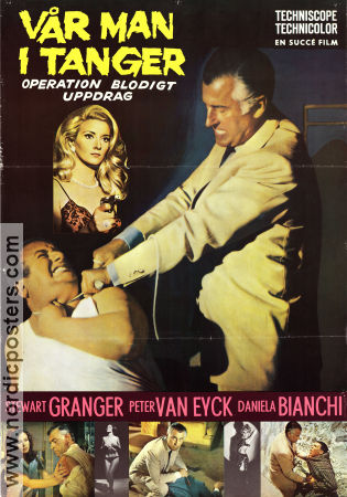 Requiem for a Secret Agent 1966 movie poster Stewart Granger Daniela Bianchi Sergio Sollima Agents