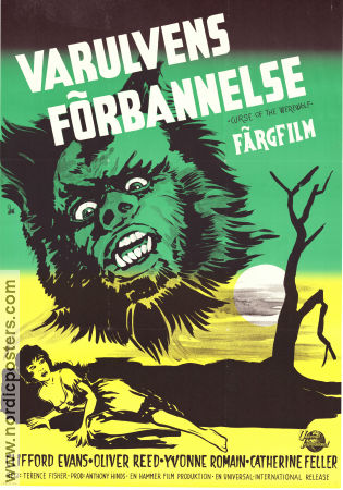 The Curse of the Werewolf 1961 poster Clifford Evans Terence Fisher
