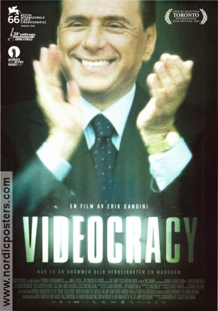 Videocracy 2009 movie poster Silvio Berlusconi Flavio Briatore Fabio Calvi Erik Gandini Documentaries Politics