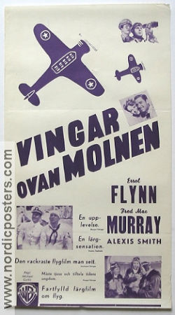 Dive Bomber 1941 movie poster Errol Flynn Fred MacMurray Michael Curtiz Planes