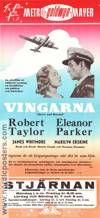 Vingarna 1952 poster Robert Taylor Eleanor Parker James Whitmore Melvin Frank