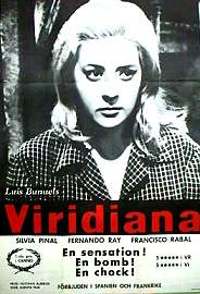 Viridiana 1962 movie poster Silvia Pinal Luis Bunuel