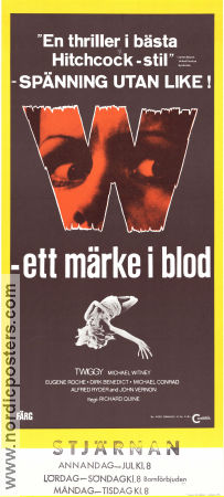 W ett märke i blod 1974 poster Twiggy Michael Witney Eugene Roche Richard Quine