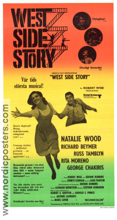 West Side Story 1961 poster Natalie Wood Jerome Robbins