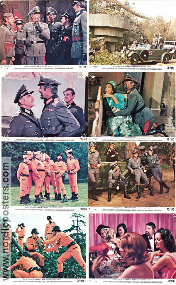 Which Way to the Front 1970 lobby card set Jan Murray John Wood Steve Franken Jerry Lewis Find more: Nazi War