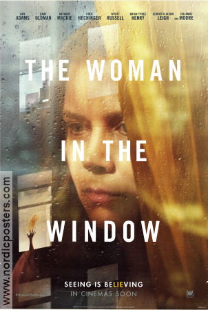 The Woman in the Window 2021 movie poster Amy Adams Gary Oldman Anthony Mackie Joe Wright
