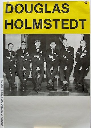 Douglas Holmstedt 1968 poster Find more: Concert poster Find more: Dansband Rock and pop