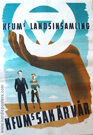 KFUMs landsinsamling 1942 poster Politics