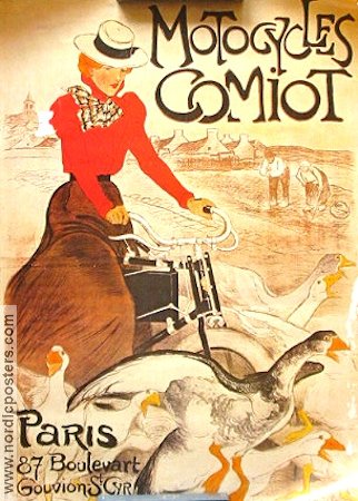 Motocycles Comiot 1916 poster 