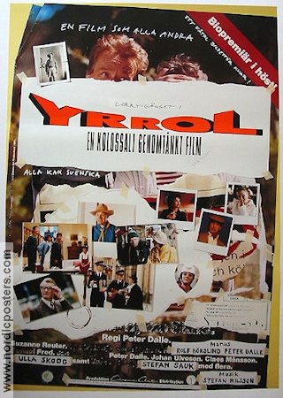 Yrrol 1994 movie poster Johan Ulveson Ulla Skoog Suzanne Reuter Claes Månsson Stefan Sauk Peter Dalle From TV