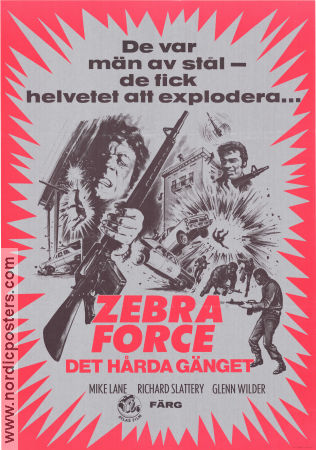The Zebra Force 1976 poster Mike Lane Joe Tornatore