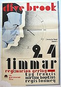 Twenty-four Hours 1932 poster Clive Brook