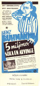 5 miljoner söker en arvinge 1938 poster Heinz Rühmann Leny Marenbach Vera von Langen Carl Boese