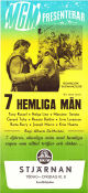 7 hemliga män 1963 poster Tony Russel Helga Liné Massimo Serato Alberto De Martino