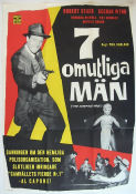 7 omutliga män 1959 poster Robert Stack Keenan Wynn Barbara Nichols Phil Karlson Maffia