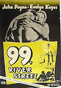 99 River Street 1954 movie poster John Payne Evelyn Keyes Phil Karlson Film Noir