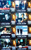 A Civil Action 1998 large lobby cards John Travolta