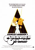 A Clockwork Orange 1971 poster Malcolm McDowell Patrick Magee Michael Bates Stanley Kubrick Text: Anthony Burgess