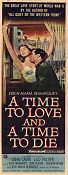 A Time to Love and a Time to Die 1958 poster John Gavin Douglas Sirk