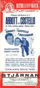 Abbott och Costello i Hollywood 1945 poster Bud Abbott Lou Costello Frances Rafferty S Sylvan Simon