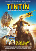 The Adventures of Tintin DVD 2011 poster Tintin Steven Spielberg