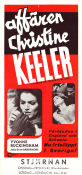 Affären Christine Keeler 1963 poster Yvonne Buckingham John Drew Barrymore Alicia Brandet Robert Spafford