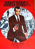 Dr No 1962 movie poster Sean Connery Ursula Andress Terence Young Writer: Ian Fleming Agents