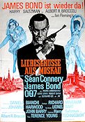 From Russia with Love 1963 movie poster Sean Connery Daniela Bianchi Terence Young Russia Agents