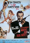 From Russia with Love 1963 movie poster Sean Connery Daniela Bianchi Terence Young Russia Agents