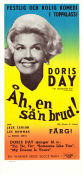 Åh en sån brud 1949 poster Jack Carson Doris Day Lee Bowman Musikaler