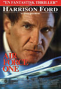 Air Force One 1997 movie poster Harrison Ford Gary Oldman Wolfgang Petersen Planes Politics